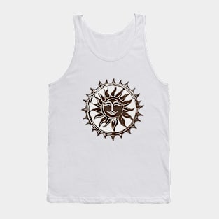 Celestial Sun Mandala Art No. 523 Tank Top